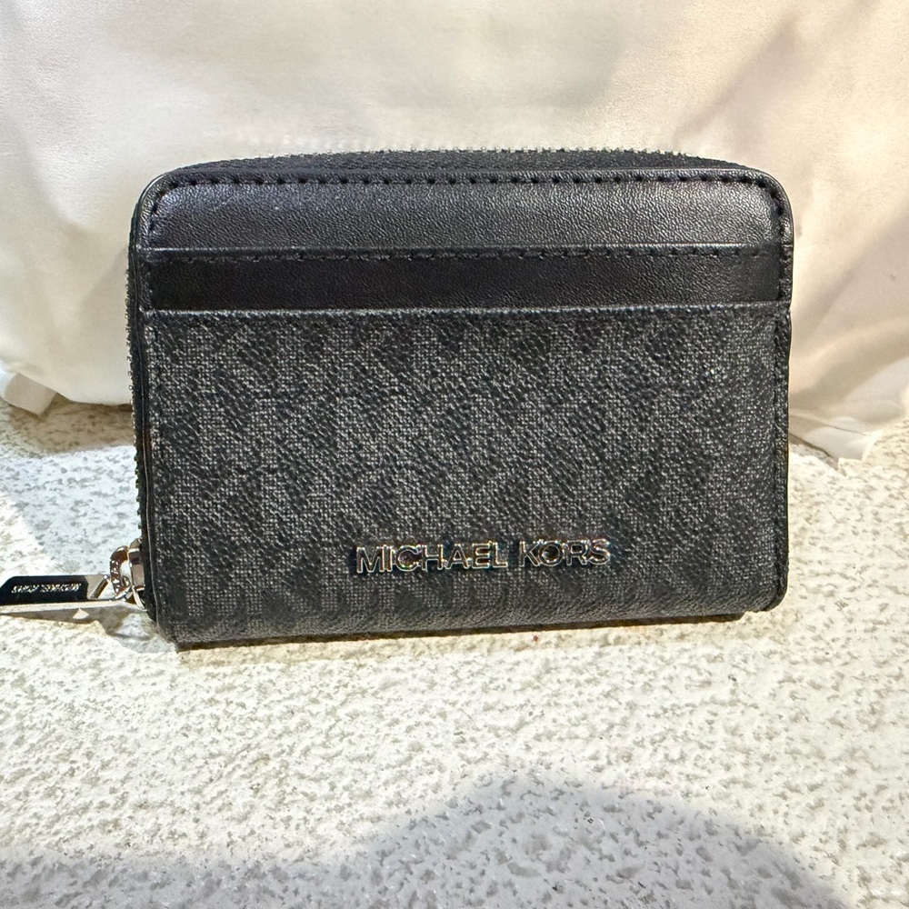 Michael Kors Charcoal and Black Wallet